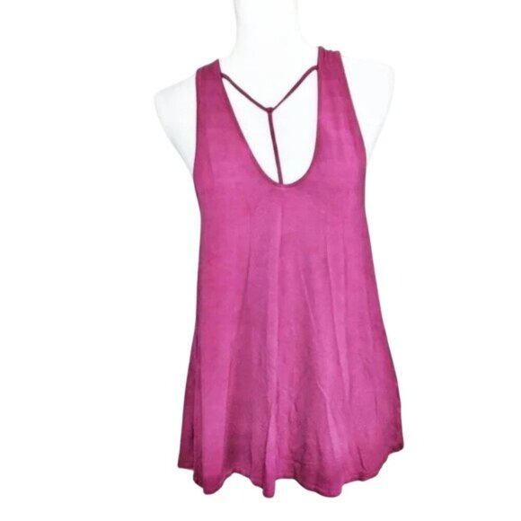 Free People Amelia Y-Neck Tank Top - Picture 5 of 10